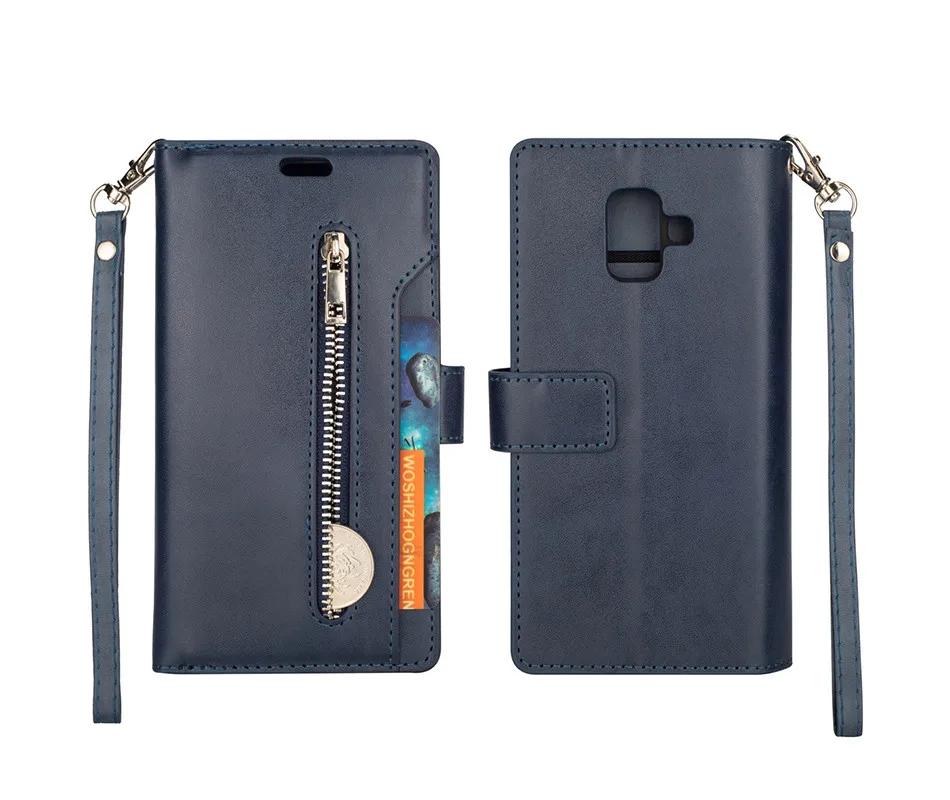 Для Samsung Galaxy A6 Plus Hoesjes Samsung Galaxy A6 кожаный чехол флип Бумажник Обложка для Coque Samsung A6 телефон случаях