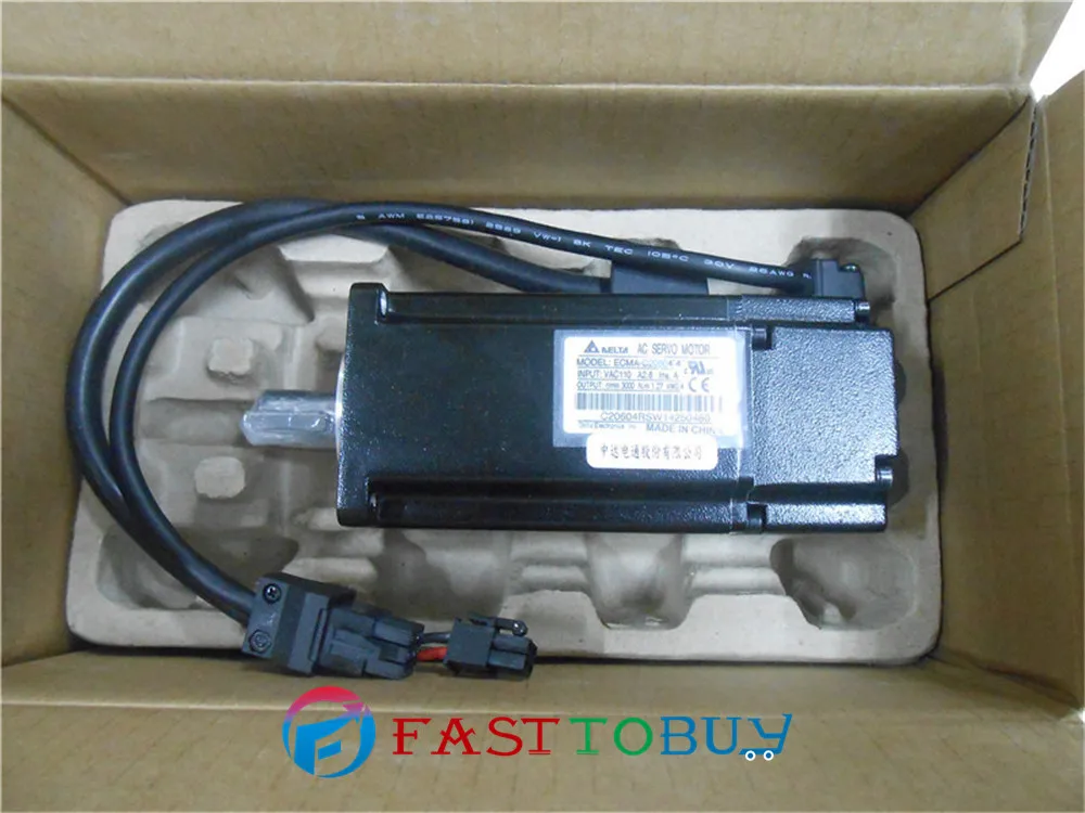 Delta серводвигатель переменного тока 220V 750W 2.39Nm 3000 об/мин ECMA C20807SS со шпоночным пазом