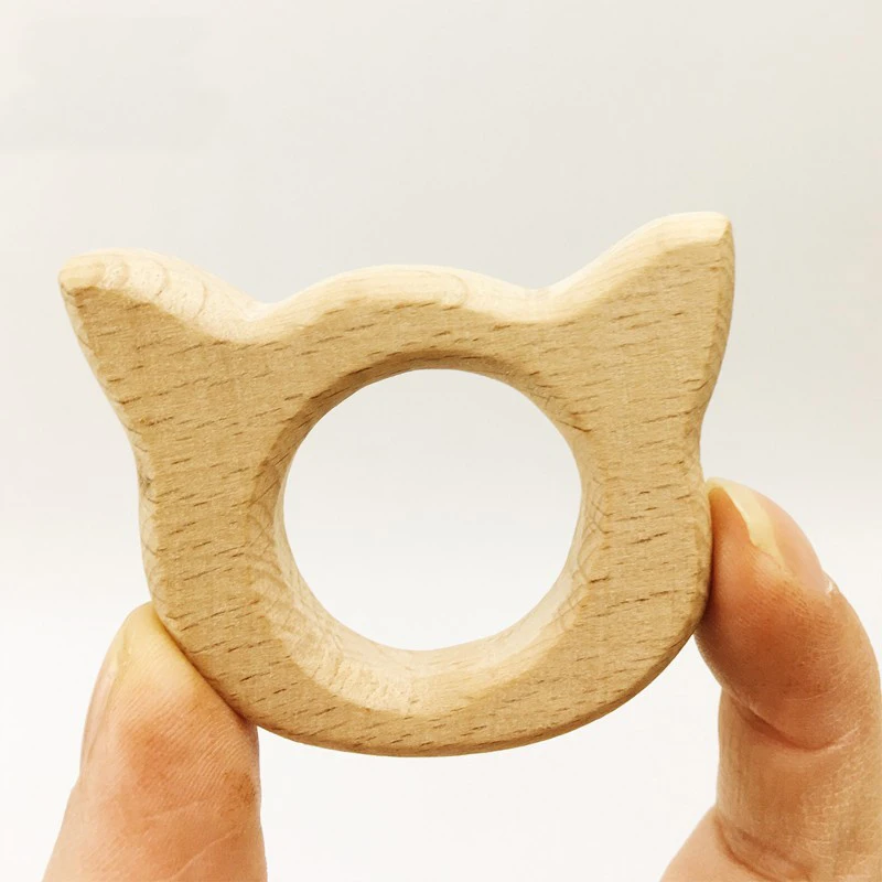 Детские игрушки для прорезывания зубов 10 шт. Прорезыватели с котом + медведем