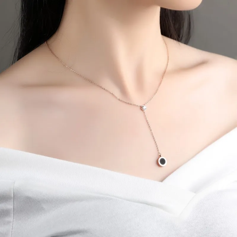 OL романтическое ожерелье с подвеской в виде сердца Оригинальное длинное