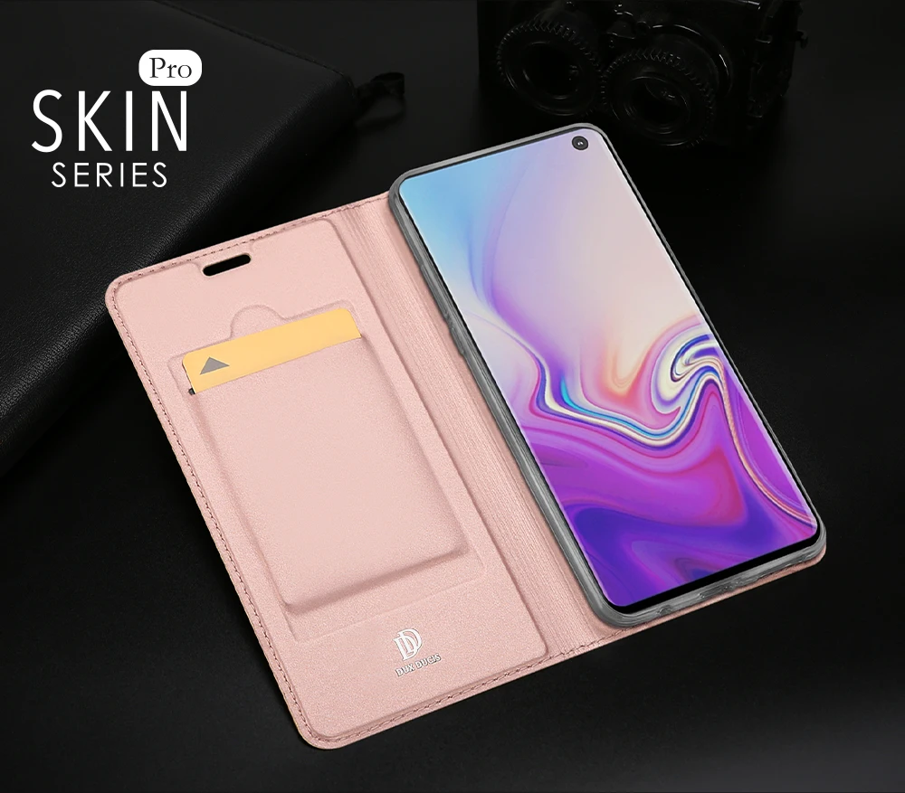 Для samsung Galaxy S10 Plus S10e роскошный Ультратонкий кошелек в виде блокнота чехол мягкий кожаный магнитный чехол для Galaxy S10 Note 10+ Plus