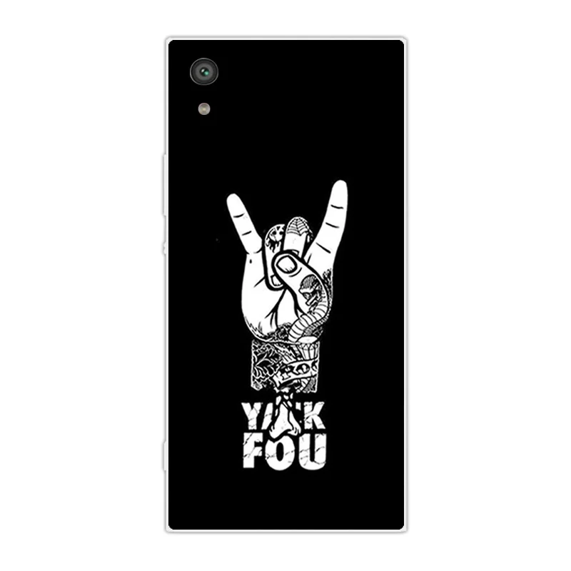 Ультратонкая задняя крышка для Sony Xperia XA1 Ultra Funda с концом волка Xa1 6 0 дюймов мягкий