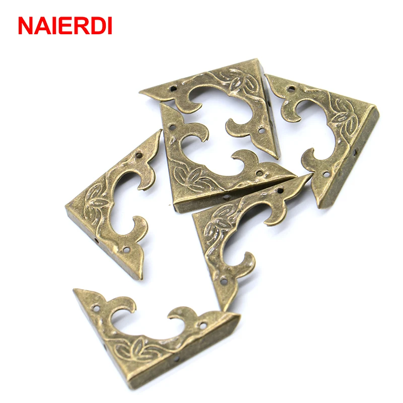 Старинный угловой кронштейн NAIERDI 30 мм деревянная коробка для скрапбукинга