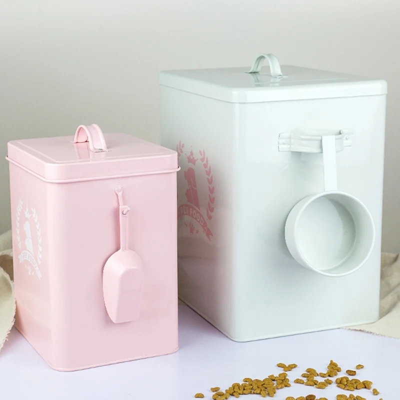 Контейнер для хранения пищи домашних животных металлическая уплотнительная