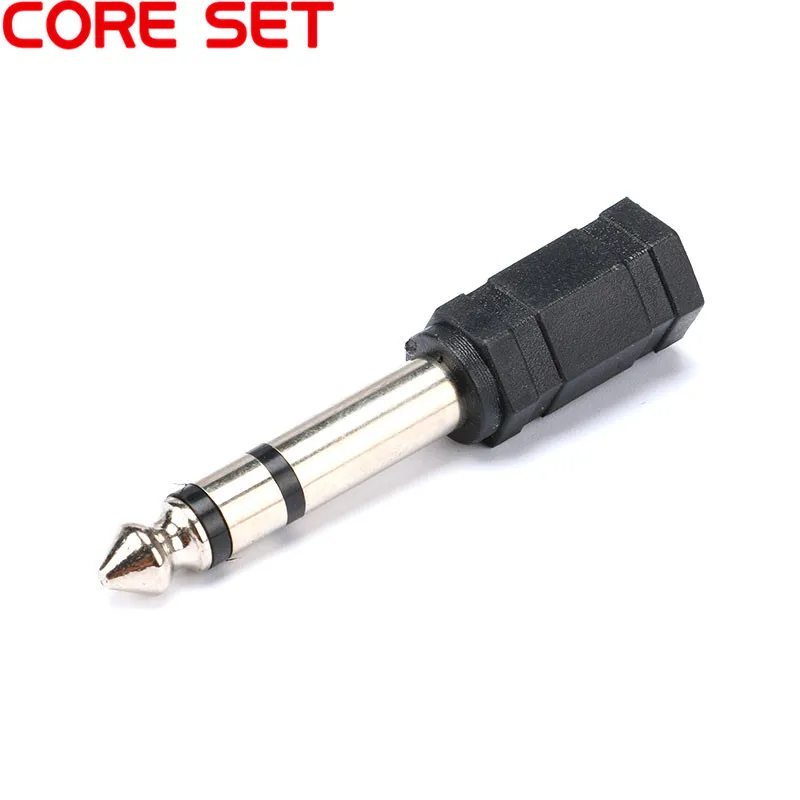 2 шт./лот 6 35 мм штекер для стереомикрофона к разъему 3 5 бинауральный разъем К