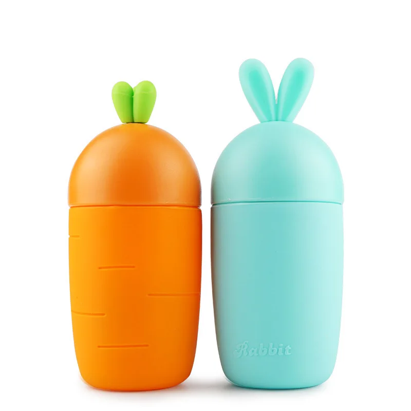 Термостойкая герметичная стеклянная бутылка BearKnight для воды прозрачная милый