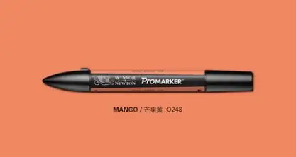 Winsor& Newton ProMarker двойной наконечник графический маркер ручка желтый цвет тональные маркеры - Цвет: mango