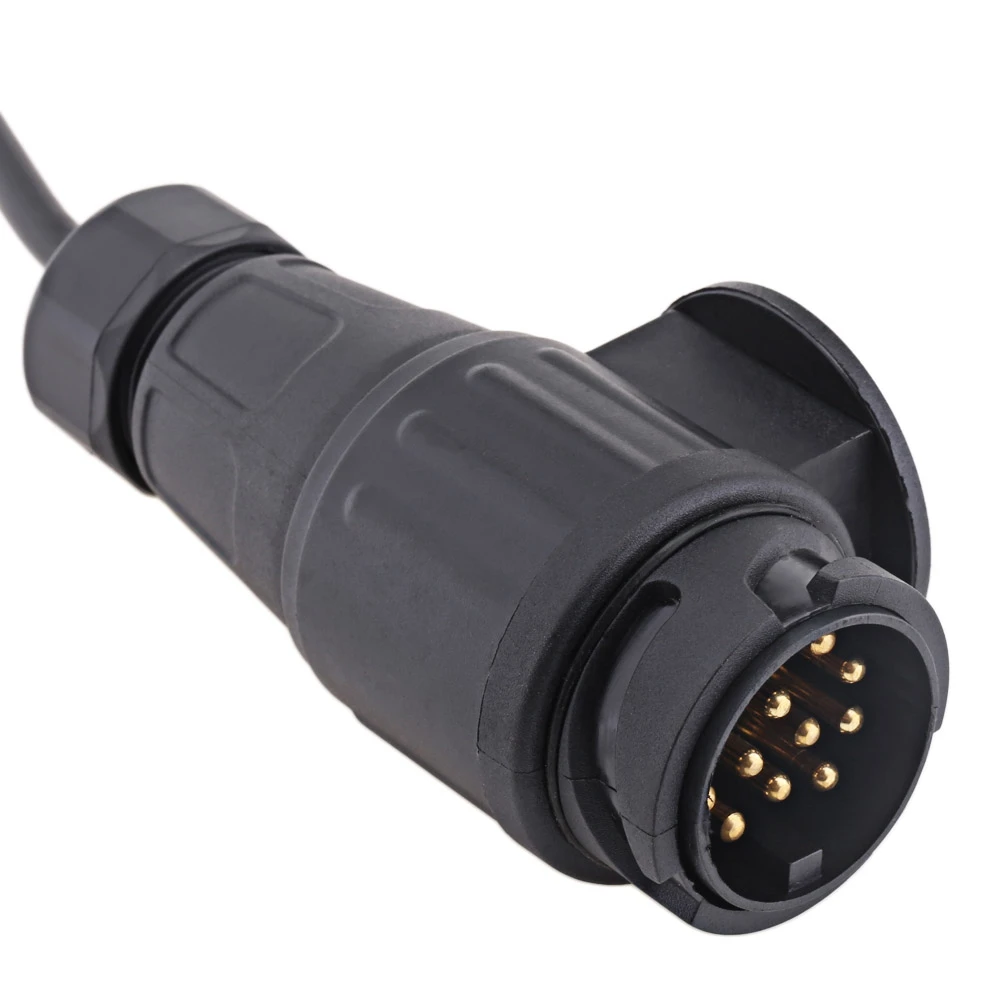 Free Shipping T22468 7 Convert 13 Pin Trailer Wiring Connector N-type Plastic Plug 40CM Extension Cable | Автомобили и мотоциклы