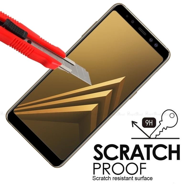 Для Samsung Galaxy A8 2018 A530 A530F Экран защитная плёнка полностью покрывающая пленка из