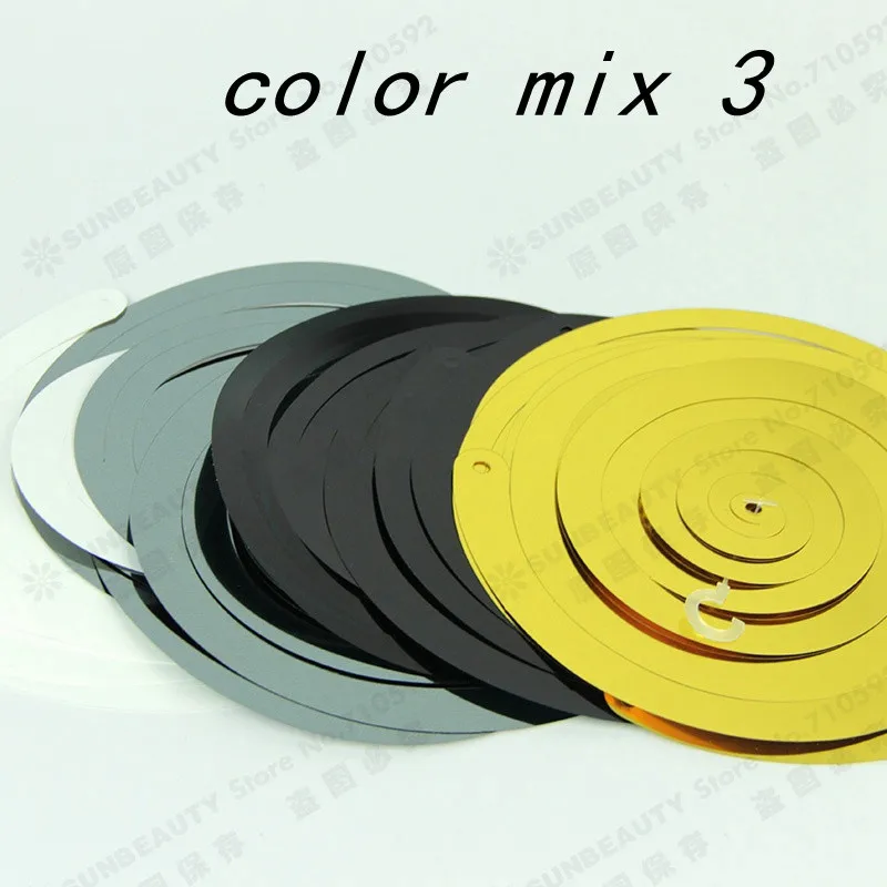 color mixed 3 14 шт./упак. Потолочный подвесной вихревое украшение металлический Фольга Висячие завитками для дня рождения Свадебная вечеринка Детский душ - Цвет: color mixed 3