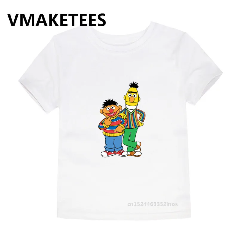 Футболка с короткими рукавами Детская футболка принтом из мультфильма Улица