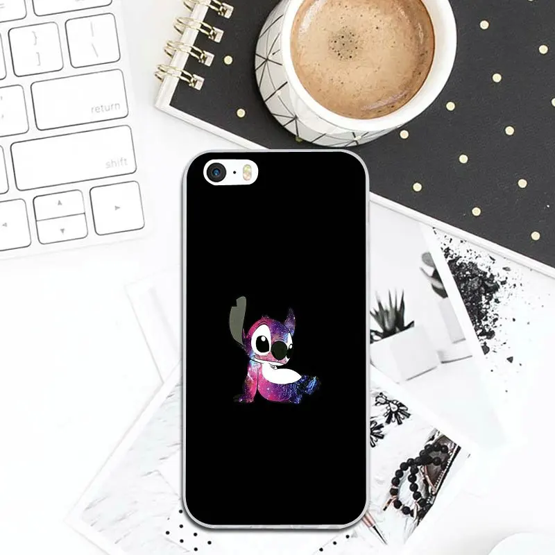 Mobile Phone Accessories Case for iPhone 8 7 6 6S Plus X XR XS Max 5 5S SE 5C 4S 4 Bags Hot Lilo and Stitch Ohana Sweety |
