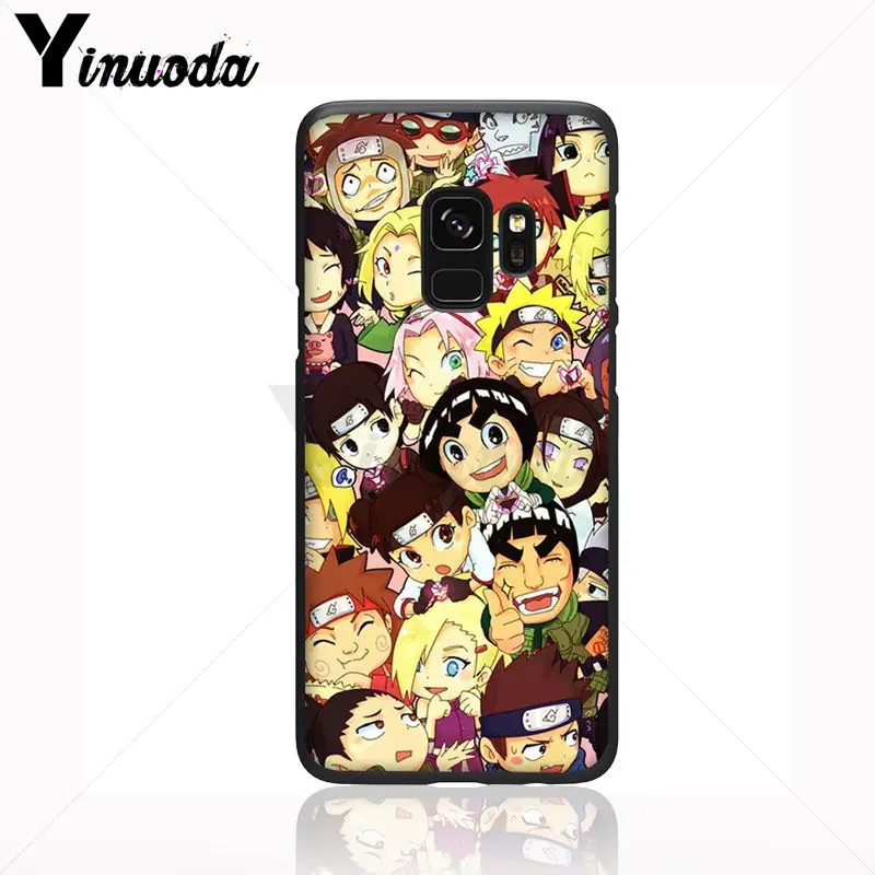 Yinuoda Хокаге Наруто Какаши Mikasa Ackerman мультфильм черная ячейка чехол для телефона