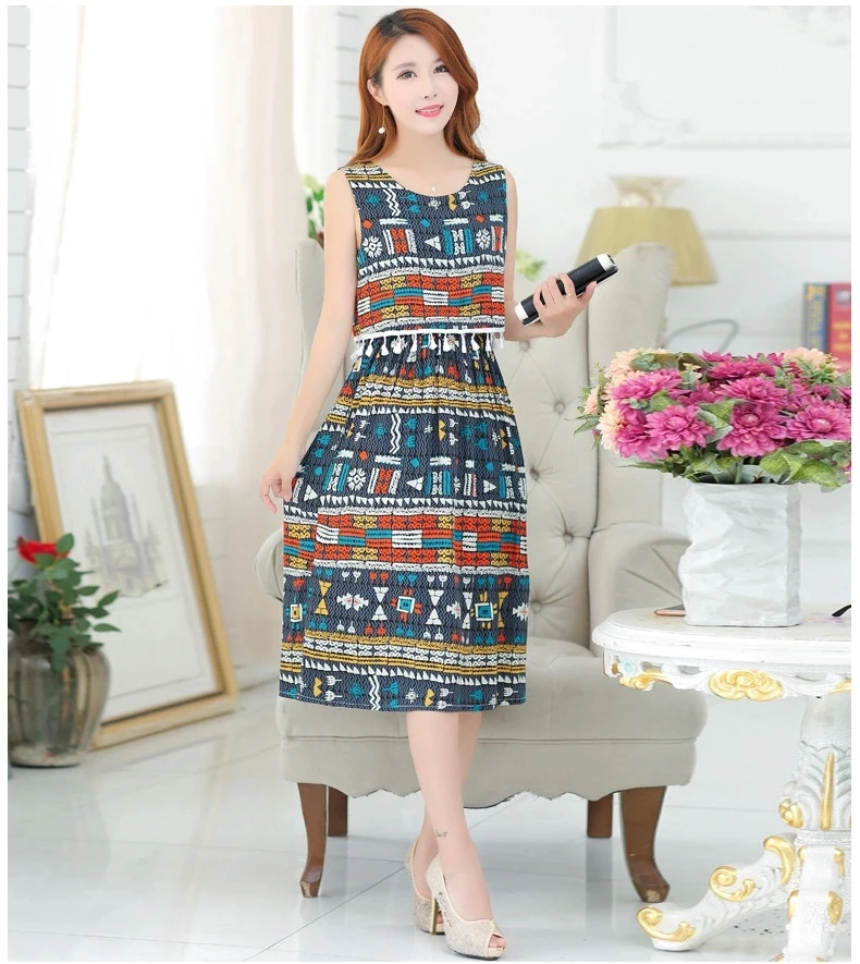 Clobee Pattern Print Nursing Vest Dress Sleeveless Maternity Cloth 2017 Summer Pregnancy Clothing Long Maxi Breastfeeding | Мать и