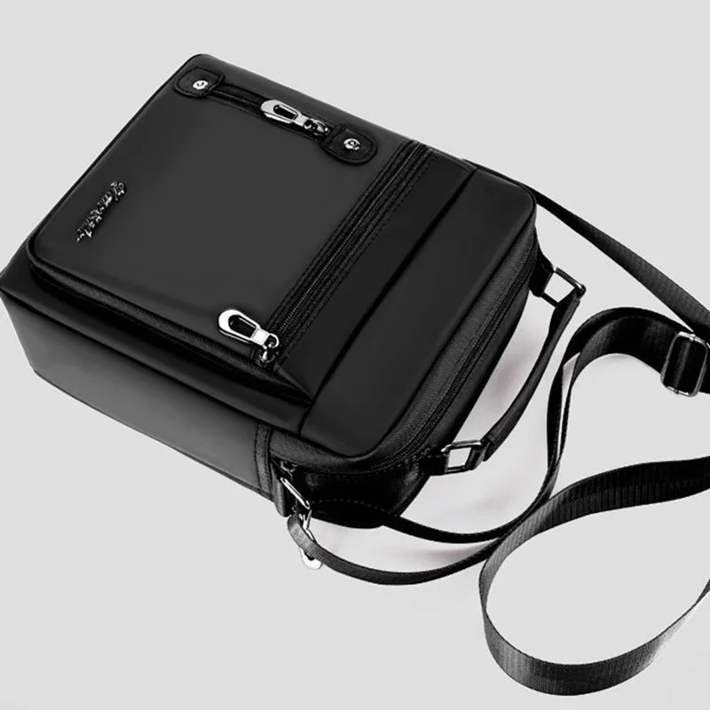 Мужские сумки через плечо Оксфорд маленькие мужские на молнии дорожные для