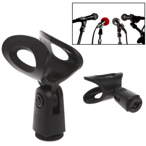 U Clamp Mic Microphone Stand Accessory Flexible Plastic Clip Holder Mount SMN88 |