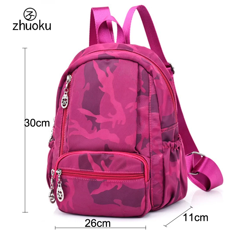 Школьные сумки для девочек рюкзак женский хорошее качество камуфляж нейлон