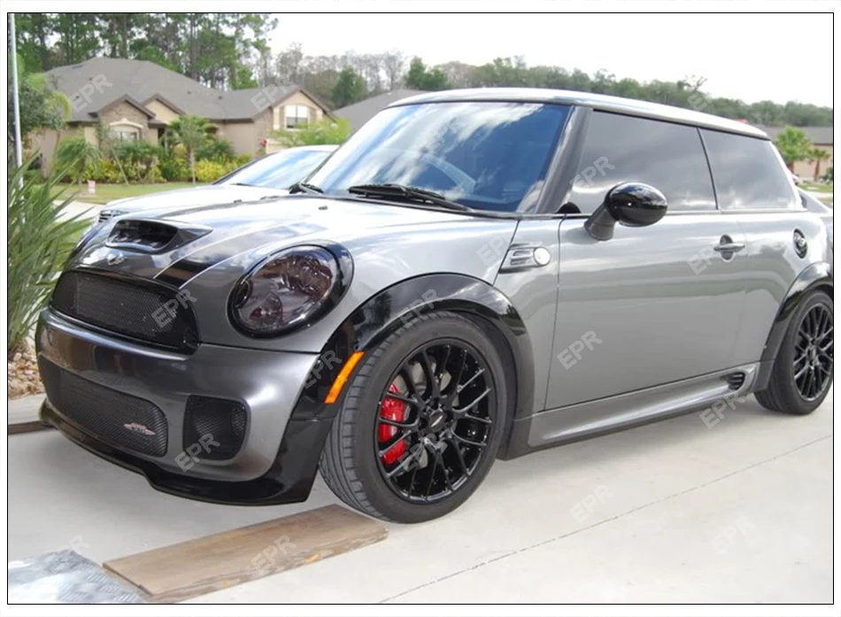 Для Mini Cooper S R56(2007-) Тип углерода лопатка(больше) Мини настройки части для мини R56 углеродного волокна воздухозаборник