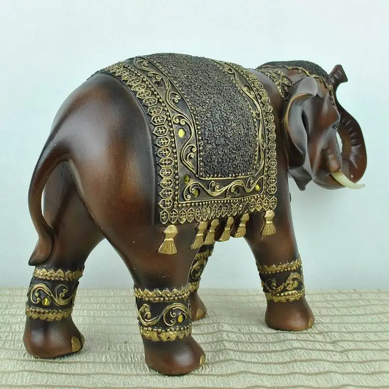 Креативное украшение резной слон ферма животные декоративные аксессуары для