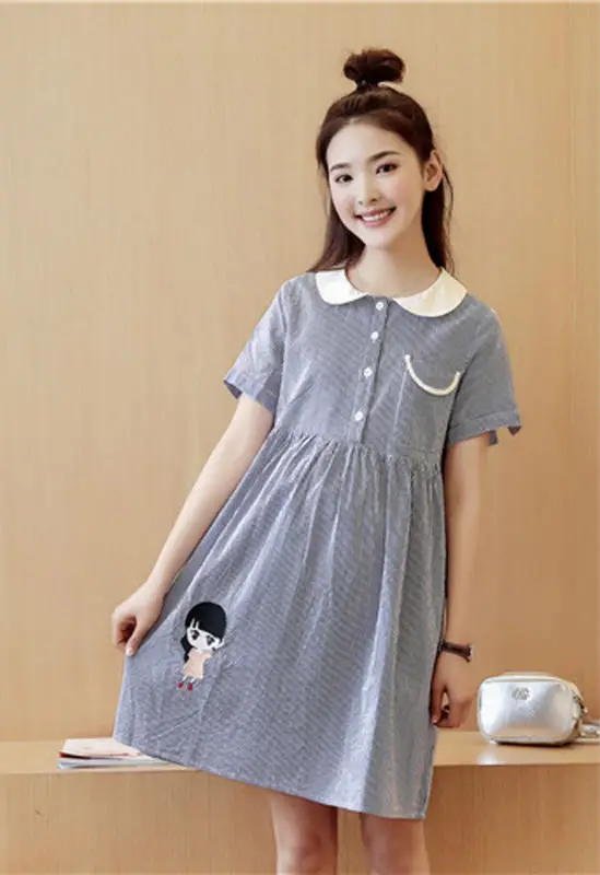 Дамы хлопок нагрудные короткий рукав Повседневное свободные Средства ухода за