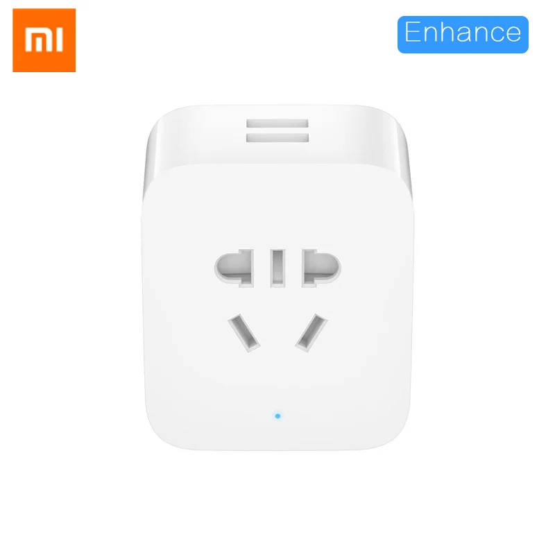 Новое прибытие оригинальный Xiaomi Мини Смарт-разъем усиливается с 2 портами