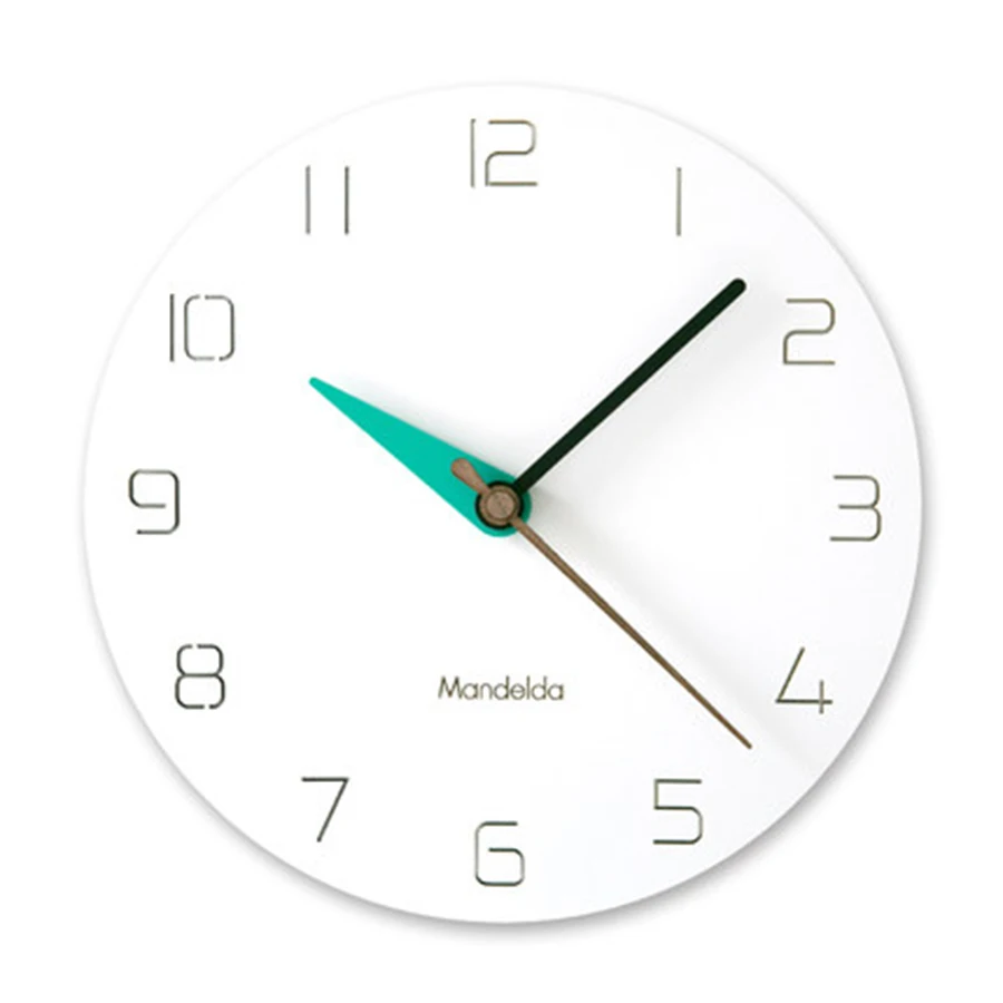 Minimalist Nordic Silent Wall Clock Creative Modern Design Livingroom Reloj De Salon Home Decoration Accessories 4C58 | Дом и сад