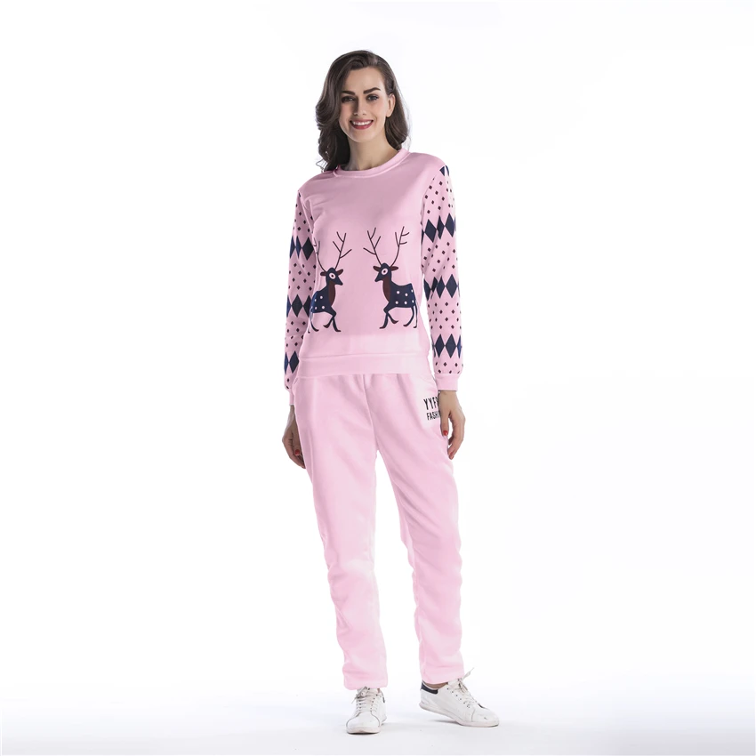 Новый спортивный костюм для женщин комплект из двух предметов Повседневный Conjunto