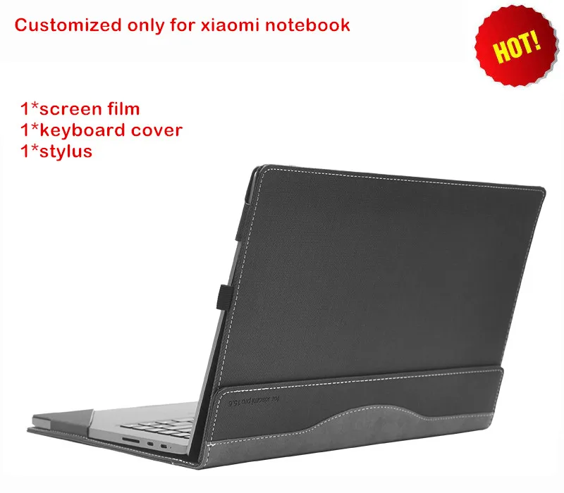 for xiaomi grey Чехол Custo mi zed для Xiaomi mi Air 13,3 Book notebook mi book чехол для ноутбука Креативный дизайн экранная пленочная Клавиатура Стилус в подарок - Цвет: for xiaomi grey