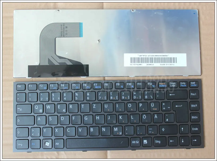 Новая немецкая клавиатура для ноутбука SONY vaio VPCS11 VPCS12 VPCS13 VPC S115FG S115EC PCG 51111T 51111 Вт
