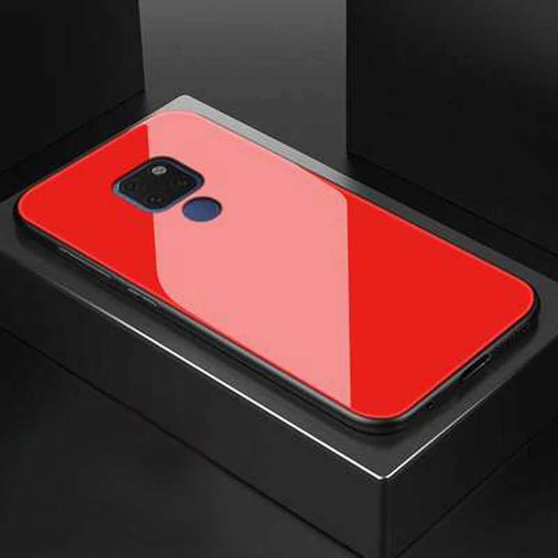 YUETUO ТПУ закаленное стекло чехол на заднюю панель телефона, capinha, coque, чехол, чехол для huawei mate 20 Lite pro mate20 20 Lite силиконовые аксессуары