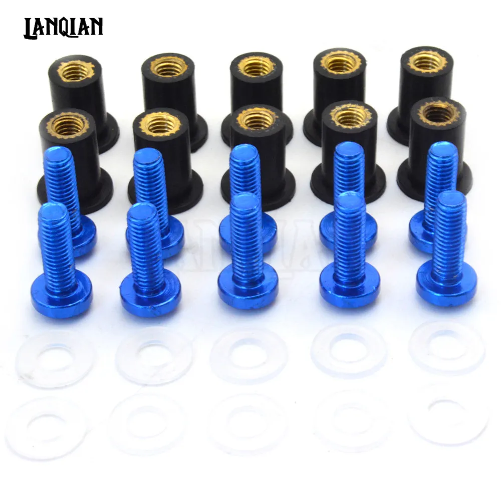 10 шт. обтекатель ветровой экран винтовой Болт Комплект крепежный болт для