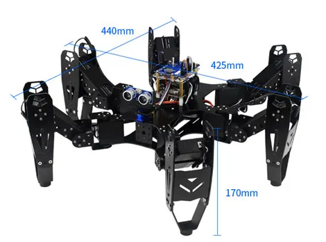 DIY Hexapod Bionic робот-паук набор умный программируемый высокотехнологичный KEXUE детские развивающие игрушки