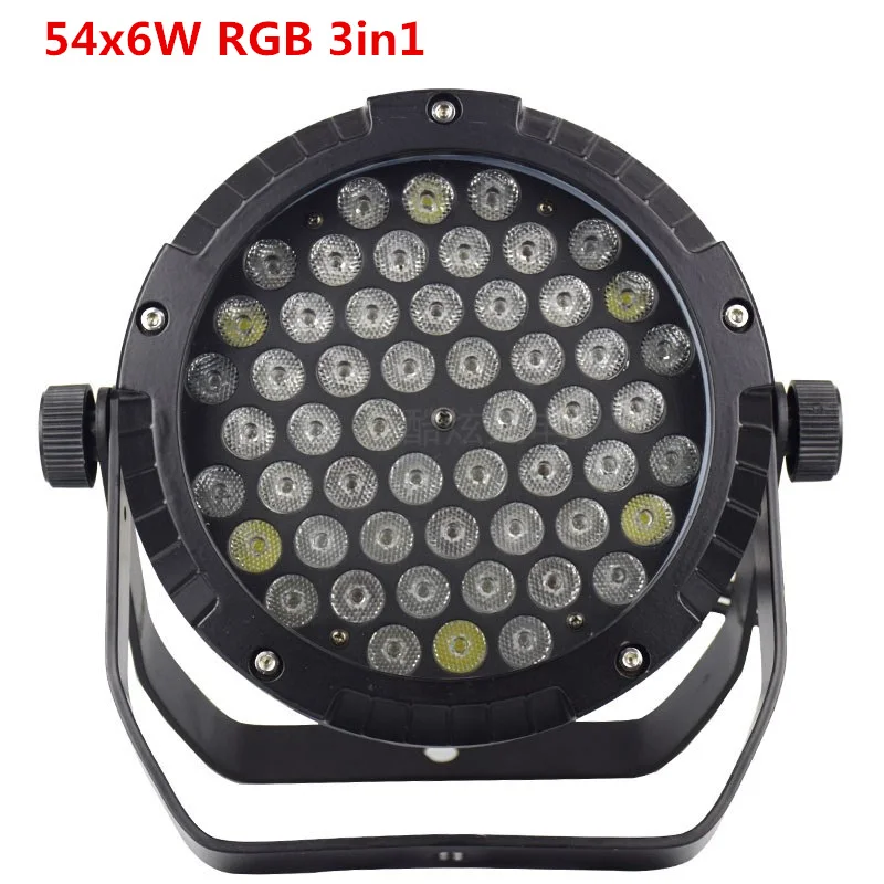 IP65 водонепроницаемый 54x6 Вт Светодиодный светильник RGBW RGB 3в1 ветряная мельница холодный белый теплый белый светодиодный светильник DMX512 контроль профессиональный сценический - Цвет: 54x6W RGB 3in1
