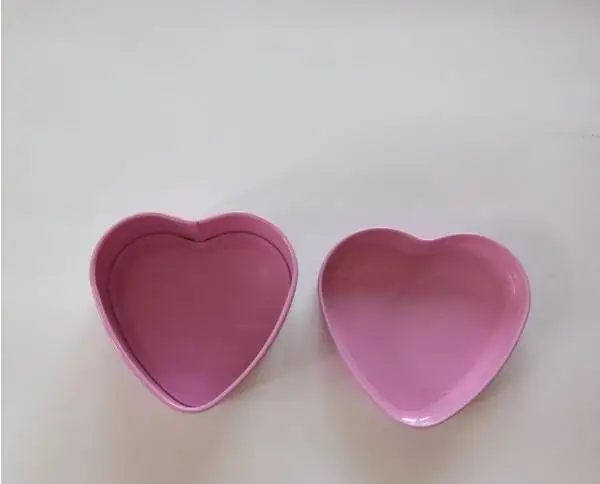 200 шт. жестяная коробка в форме сердца чайные конфеты Шоколадные украшения для