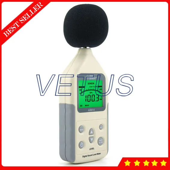 AR814 30-130 дБА 35 ~ 130 DBC цифровой измеритель децибел | Инструменты