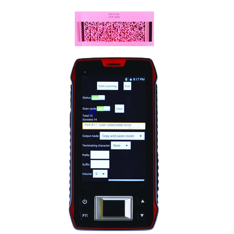 Лазерный сканер штрих-кода Android 6 0 UHF RFID 4G Wi-Fi | Компьютеры и офис