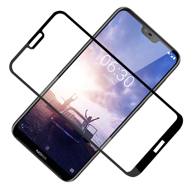 Закаленное стекло для мобильного телефона Nokia 5 чехол Полный Клей Защитное 2 3 6