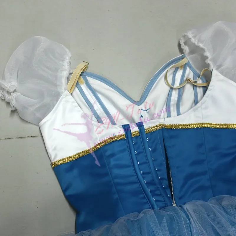 Щелкунчик синий балет длинные юбки dress professional романтический жизель туту puff