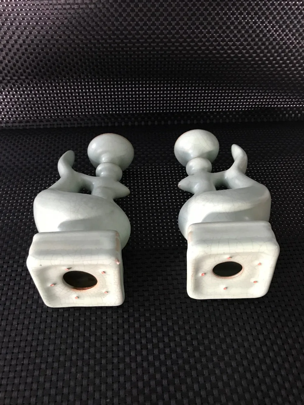 Китайский День народного искусства ваша печь целадон Феникс Подсвечник пара