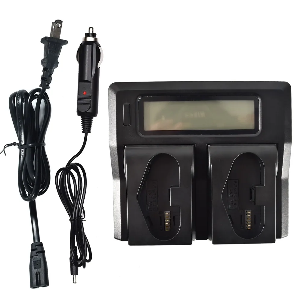 DSTE LC-E19 US Plug Dual Battery Charger with USB Port for Canon LP-E19 LP-E4N LP-E4 Camera | Электроника