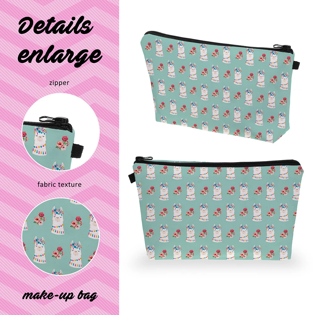 Новинка Женская портативная Милая многофункциональная косметичка из альпаки