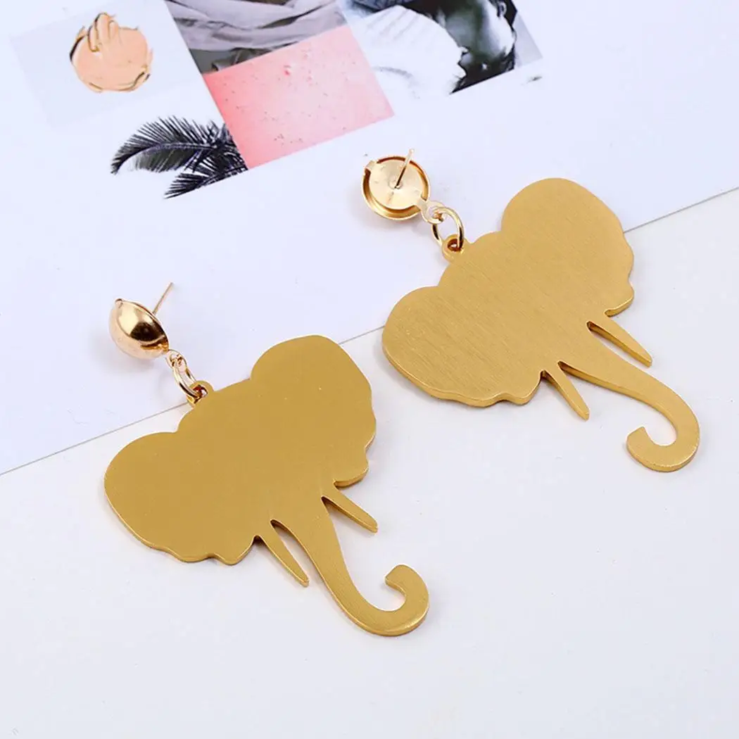Серьги резки Для женщин 7 см подарок пара слон Мода Новый Форма 8 дюймов Шарм