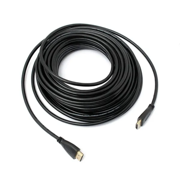 HDMI-совместимый кабель 100 шт. длинный штекер-штекер позолоченный HD tv 1 4 в 1080P 3D для PS3