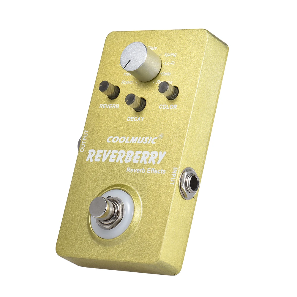 

Good Quality Electric Guitar Digital Reverb Effect Pedal with 9 Reverb Effects True Bypass Full Metal Shell