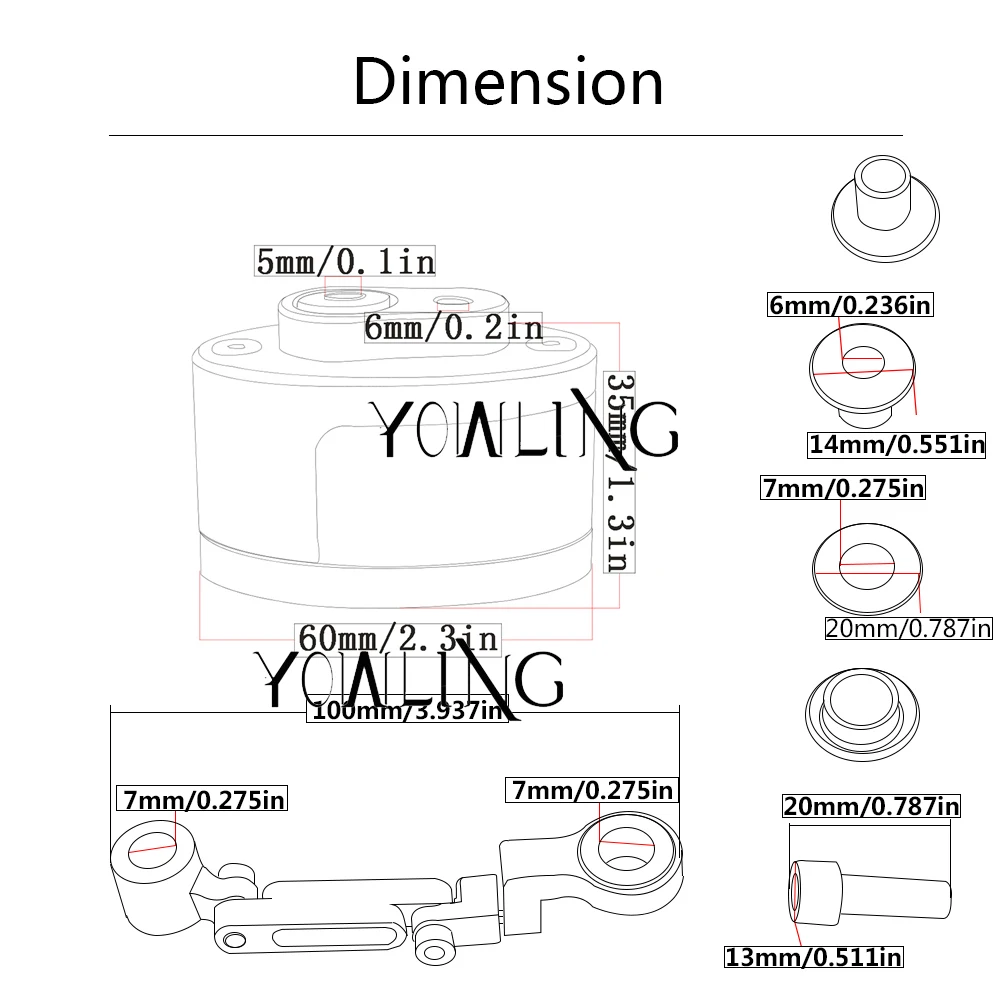 Универсальная Тормозная жидкость мотоцикла резервуар сцепления бак масла жидкости чашки для KTM duke 690 Duke 390 125 rc 125 250 SMC 1190 RC8R 250