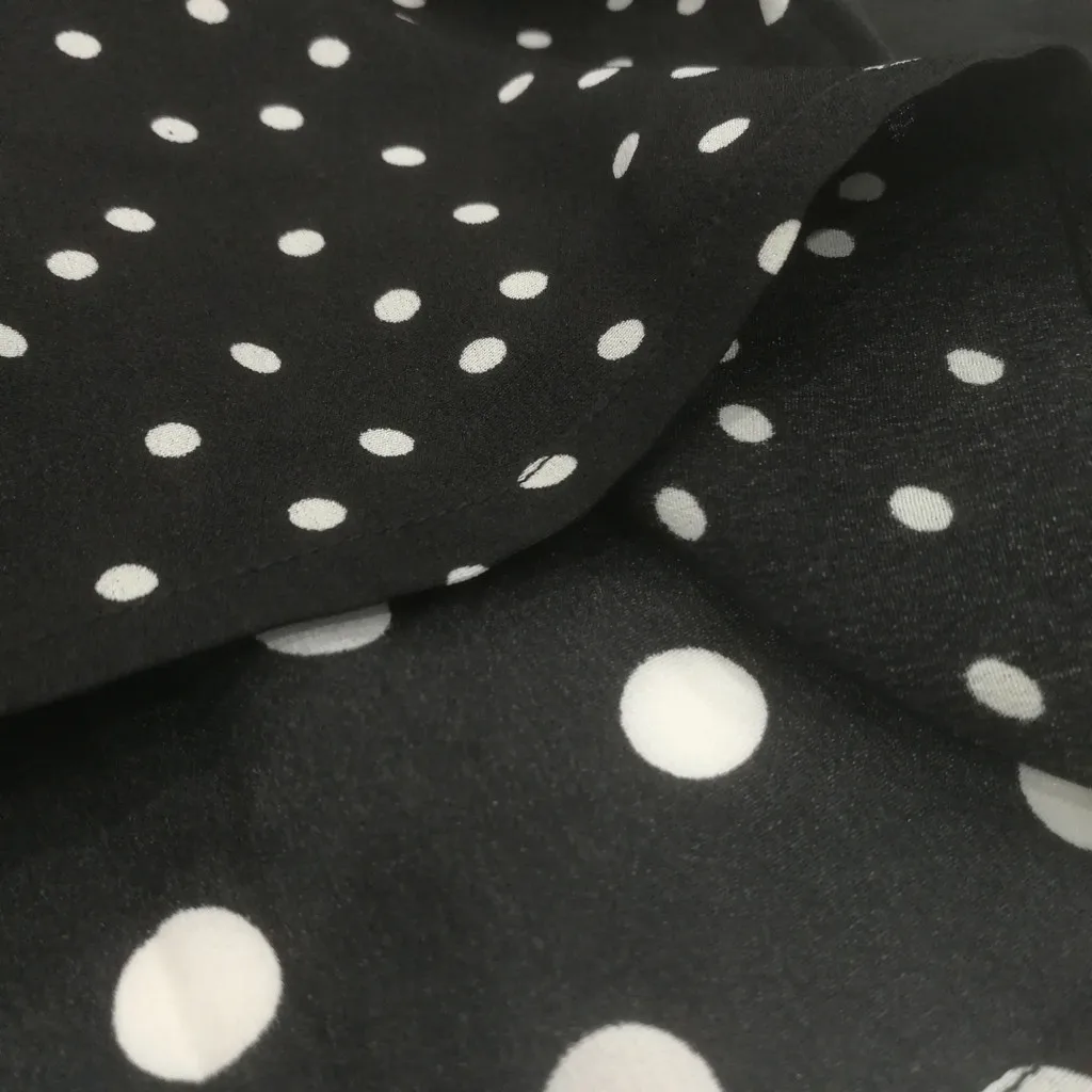 Блузка женская летняя с принтом в горошек | Женская одежда