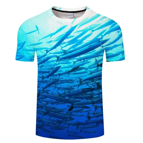 new men leisure 3d printing t shirt, funny fish printed men and women tshirt Hip hop T-shirt Harajuku Asian size s-6xl