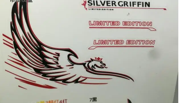 SLIVER GRIFFIN Stickers For 1/14 RC Tamiya Trailer Tractor 56323 hobby R470 R620 R730 MAN BENZ 1851 3363 arocs actros LEISU | Игрушки и