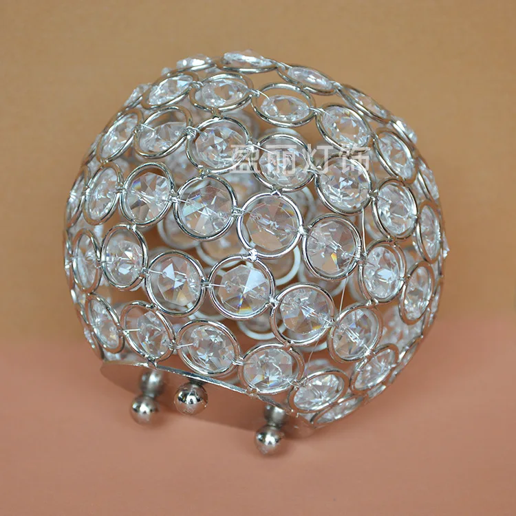Хрустальный глобус Bling Tealight Votive подсвечники свадебные центральные лампы|centerpiece