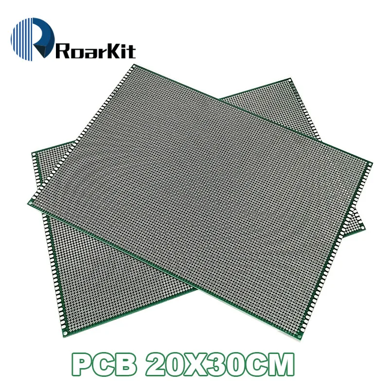5 шт./лот 20x30 см Прототип PCB 2 слоя 20*30 панель универсальной платы двойная сторона